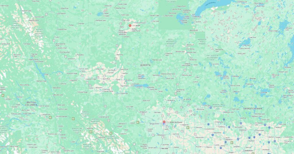 Detailed map showing the northern regions of the United States, including states, cities, and geographical features for navigation and geographic reference.